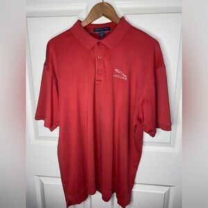 Men’s Jaguar Red Polo Shirt, Pima Cotton, Luxury Car Shirt XL